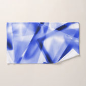 Hoek van vierkante stukken acryl, blauw tot wit bad handdoek (Handdoek)