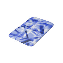 Hoek van vierkante stukken acryl, blauw tot wit