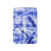 Hoek van vierkante stukken acryl, blauw tot wit badmat (Voorkant Verticaal)