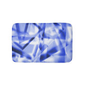 Hoek van vierkante stukken acryl, blauw tot wit badmat (Voorkant)