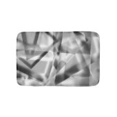Hoek van vierkante stukken acryl, grijs tot wit badmat (Voorkant)