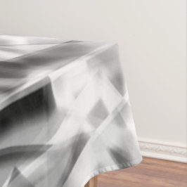 Hoek van vierkante stukken acryl, grijs tot wit tafelkleed