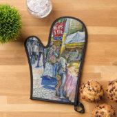 Hoek van vliegende varkens ovenwant (Top down)