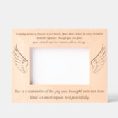 Hoek Vleugels Uitvaart Aangepaste Bericht Mermoria Gegraveerde Lijstjes (Voorkant)