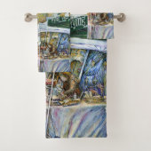 hoek vliegende varkens en wijn A bit Bad Handdoek (Insitu)