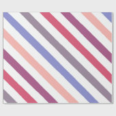 Hoek Waterverf Stripes Cadeaupapier (Vlak)