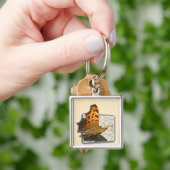 Hoek Wing Comma Butterfly-reeks Sleutelhanger (Hand)