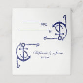 Hoekanker met Rope Escort Kaart Plaatskaartje (Buitenkant ongevouwen)