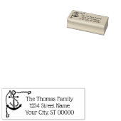 Hoekanker met Touw Rubberstempel (Gestempeld)