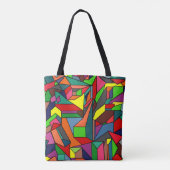 Hoekbalk Tote Bag (Achterkant)