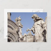 Hoekbeeld dicht bij La Recoleta begraafplaats Briefkaart (Voorkant / Achterkant)