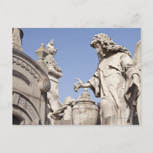 Hoekbeeld dicht bij La Recoleta begraafplaats Briefkaart