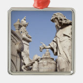 Hoekbeeld dicht bij La Recoleta begraafplaats Metalen Ornament (Voorkant)