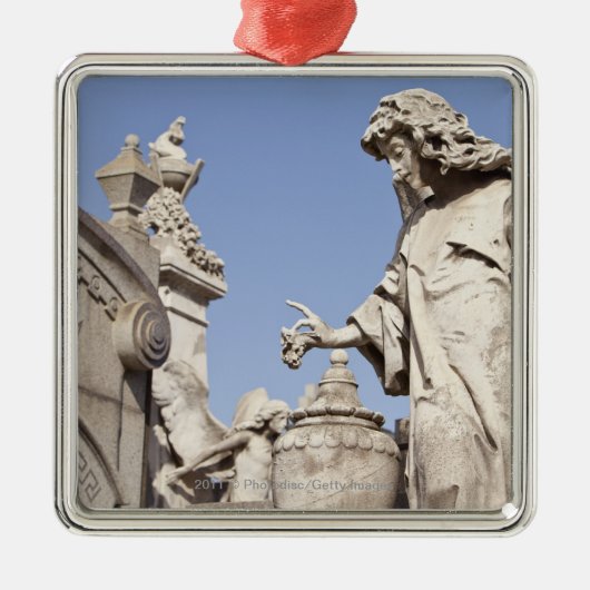 Hoekbeeld dicht bij La Recoleta begraafplaats Metalen Ornament (Voorkant)