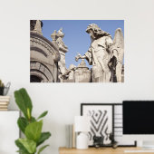 Hoekbeeld dicht bij La Recoleta begraafplaats Poster (Thuiskantoor)