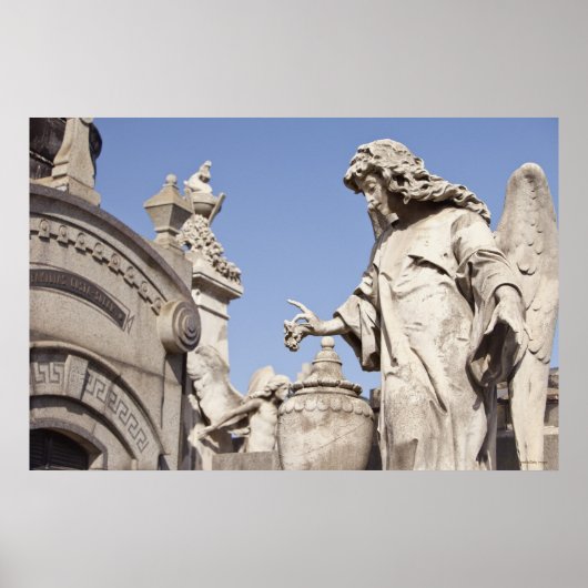 Hoekbeeld dicht bij La Recoleta begraafplaats Poster (Voorkant)