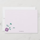 Hoekboeket uitnodiging (Achterkant)