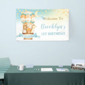 Hoekdieren Luchtballon Birthday Backdrop Ba Spandoek (Beurs)