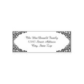  hoeken adreslabel - Zelfinktstempel Zelfinktende Stempel (Design)