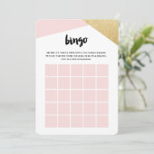 Hoeken | Bruids Bingo Kaarten (Staand voorkant)