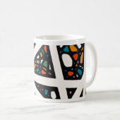 Hoeken in kleur koffiemok (Voorkant rechts)