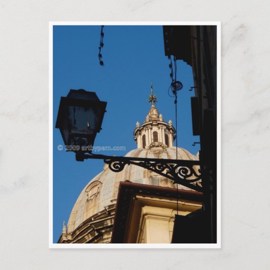 Hoeken, lijnen en curven briefkaart (Voorkant)