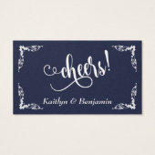  hoeken met de Tickets van de Drink van het Manusc Visitekaartjes (Achterkant)