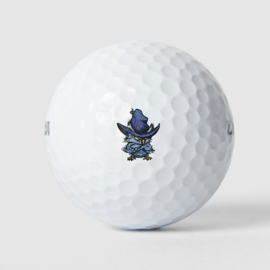 Hoeken met heks Pet Golfballen (Voorkant)