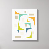 Hoeken Midden eeuw Modern Canvas Afdruk (Voorkant)