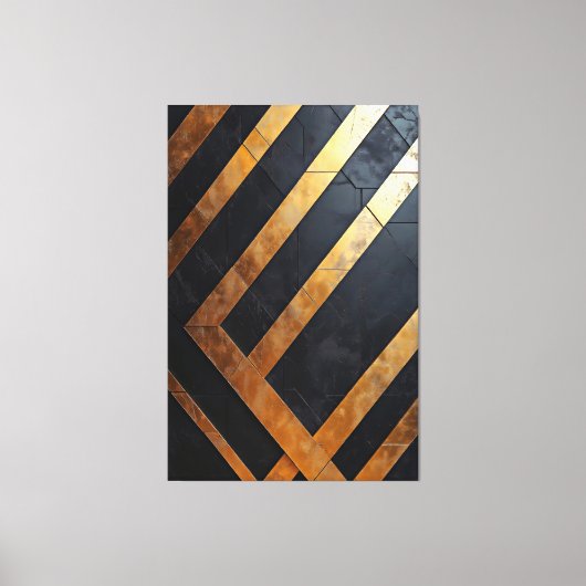 Hoeken van Luxe Canvas Afdruk (Voorkant)