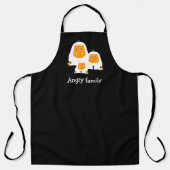 Hoekfamilie apen ontwerpen T-Shirt Bath Mat Schort (Voorkant)