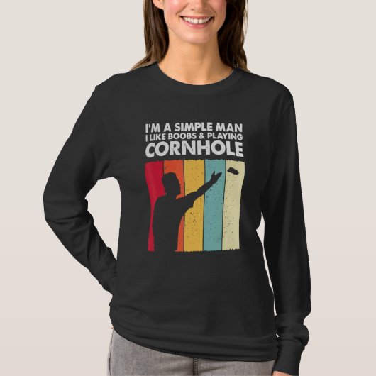 Hoekhoed Champion King Cornhole T-shirt (Voorkant)