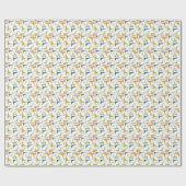 Hoekhoeken en vierkantjes, middelbaar modern patro cadeaupapier (Vlak)