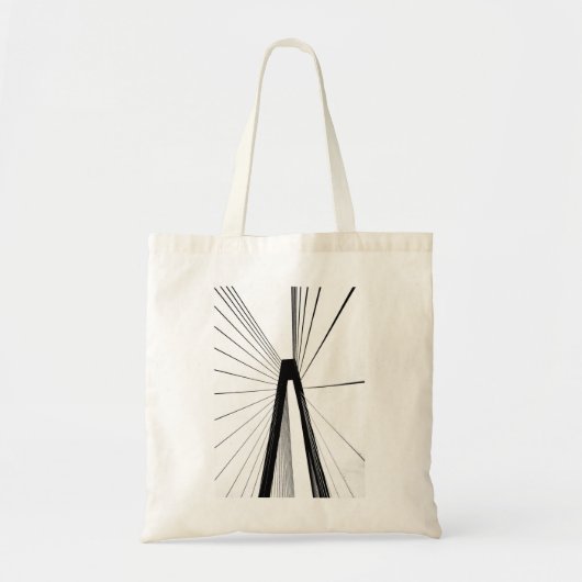 hoekig tote bag (Voorkant)