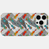Hoekige cello's Case-Mate iPhone case (Achterkant (horizontaal))