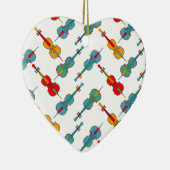 Hoekige Cellos Keramisch Ornament (Rechts)