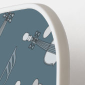 Hoekige cello's pickleball paddle (Links Detail)