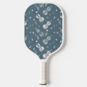 Hoekige cello's pickleball paddle (Achterkant)