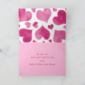 Hoekige foto grootouders Valentijnsdag Feestdagen Kaart (Binnen)