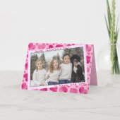 Hoekige foto grootouders Valentijnsdag Feestdagen Kaart (Voorkant)