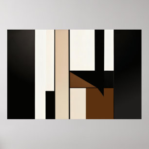 hoekige harmoniemat poster