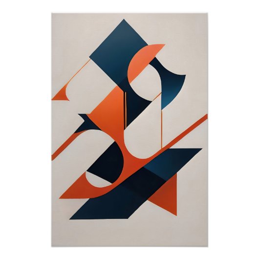 Hoekige Symfonie Perfect Poster (Voorkant)