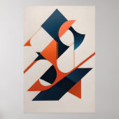 Hoekige Symfonie Poster (Voorkant)