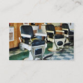 Hoekkapperszaak - Platina afwerking Visitekaartje (Achterkant)