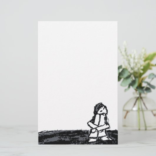 hoekkind briefpapier (Staand voorkant)