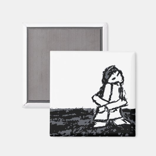 hoekkind magneet (Voorkant / Achterkant)