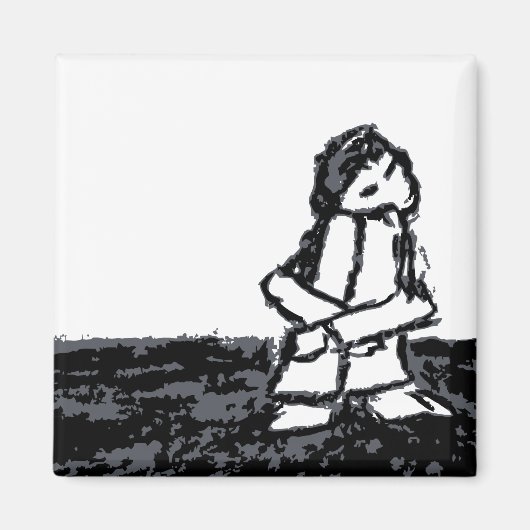 hoekkind magneet (Voorkant)