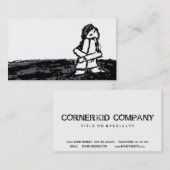 hoekkind visitekaartje (Voorkant / Achterkant)