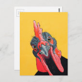 Hoekkip in geel briefkaart (Voorkant / Achterkant)