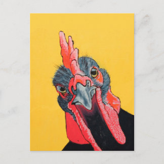 Hoekkip in geel briefkaart